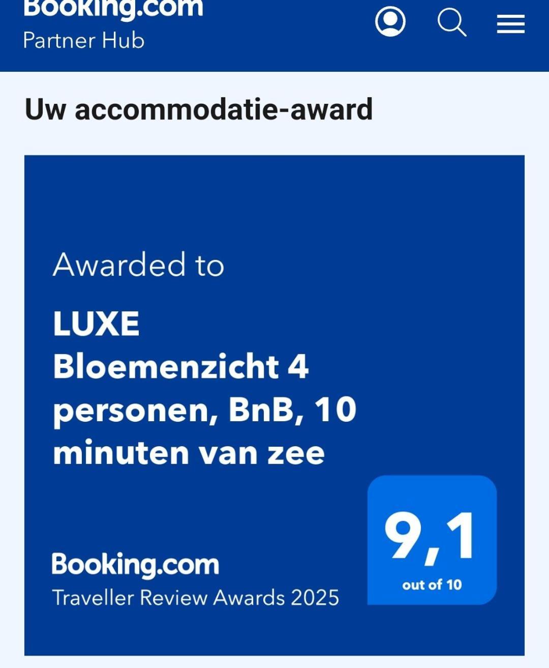 Luxe Bloemenzicht 4 Personen, Bnb, 10 Minuten Van Zee Breezand 外观 照片